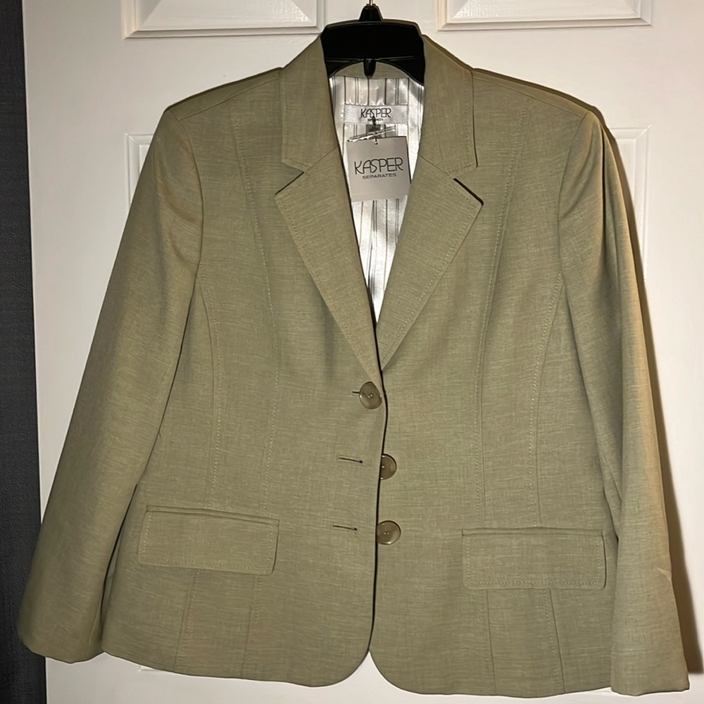 Kasper Sage Blazer (NWT)